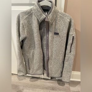 Grey Patagonia Zip-up Jacket